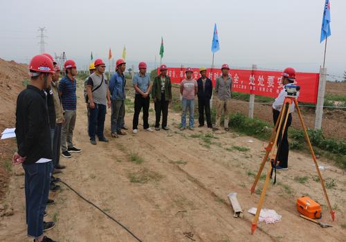 銅川210國道PPP完善項目服務區(qū)樁基開工