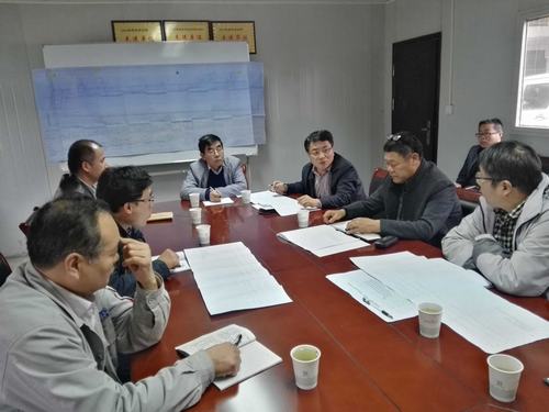 建設(shè)集團副總經(jīng)理王明智親臨礦建二公司組織落實冶坪項目二期施工計劃