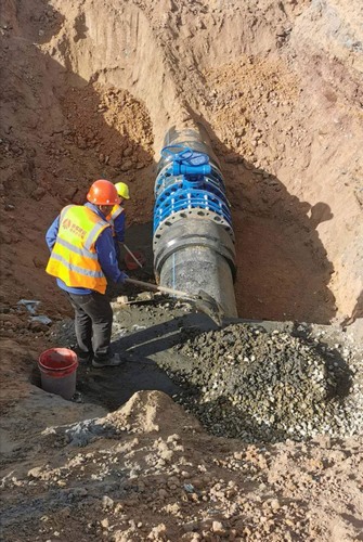 陜煤建設(shè)路橋分公司小保當(dāng)一、二號(hào)礦井復(fù)用水輸水管道（一期）工程順利完工