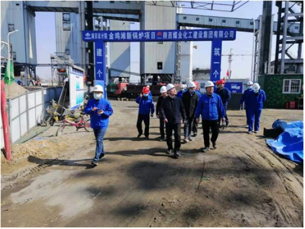 陜煤建設(shè)天工公司土建十部承建的金雞灘煤礦新鍋爐房項(xiàng)目掀起大干50天勞動(dòng)熱潮