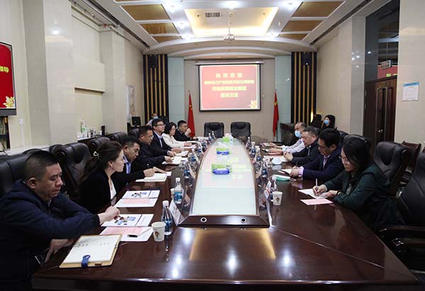 榆林合力公司劉文一行到陜煤建設(shè)座談交流