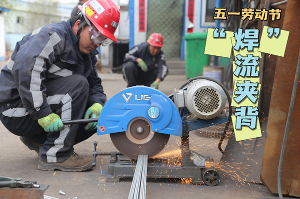 陜煤建設機電安裝公司：五一，施工現場勞動美