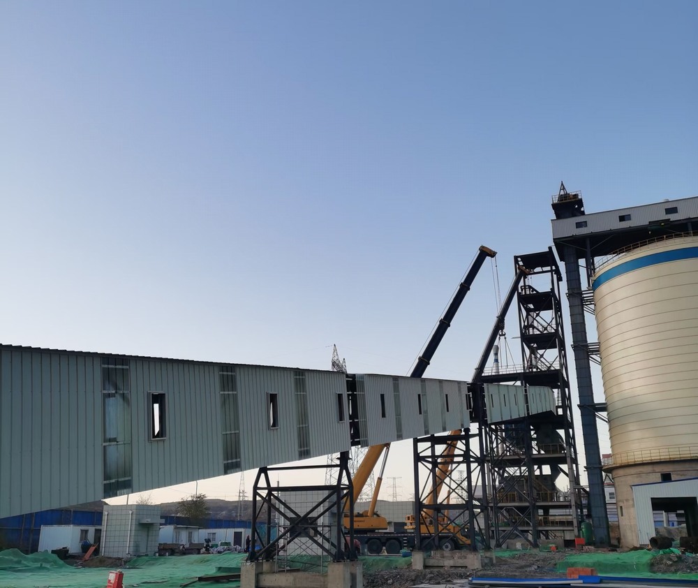 陜煤建設天工公司土建第二十五項目部：細化“人、材、機”管理，助力棧橋順利吊裝