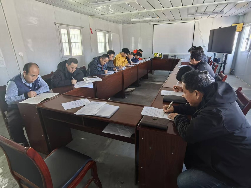 陜煤建設天工公司新疆第一項目部：“課”不容緩，筑牢復工安全防線