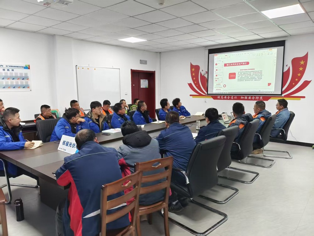 陜煤建設(shè)西北分公司機(jī)電安裝項(xiàng)目部：復(fù)工安全大如天，教育演練兩手抓